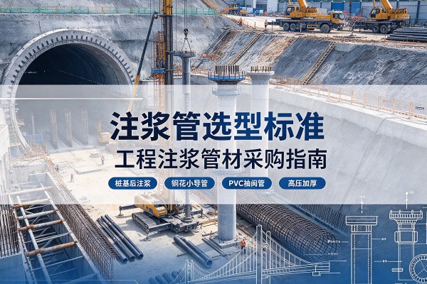 郧西注浆管选型标准