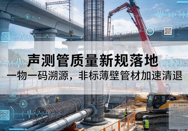 郧西声测管质量新规落地，一物一码溯源，非标薄壁管材加速清退