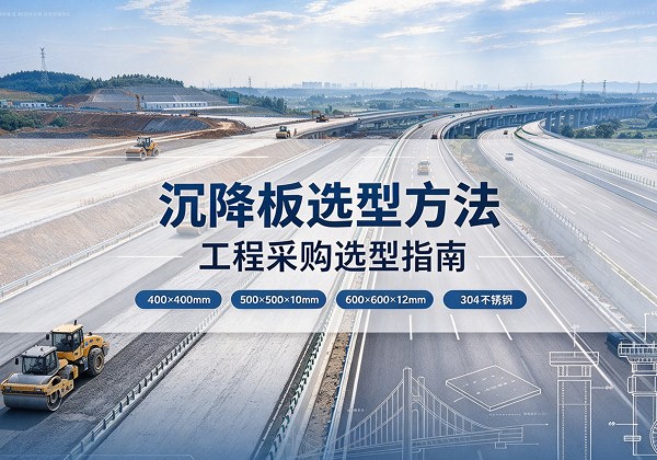 郧西沉降板选择方法